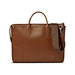 Leather Briefcase for Men, Top Choice Gifts, Handcrafted Laptop Bag with Multiple Compartments and Brass Hardware, Fits 15.6 Inch Laptop