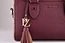 black leather tote