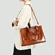 faux leather tote bag