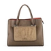 The bucket bag made by professional artisans, appearance concise, atmosphere and powerful. Large capacity with unique removable zip pouch, Allow you allocating specific space to hold iPad, cell Phone, wallet, cosmetic, and other daily things.