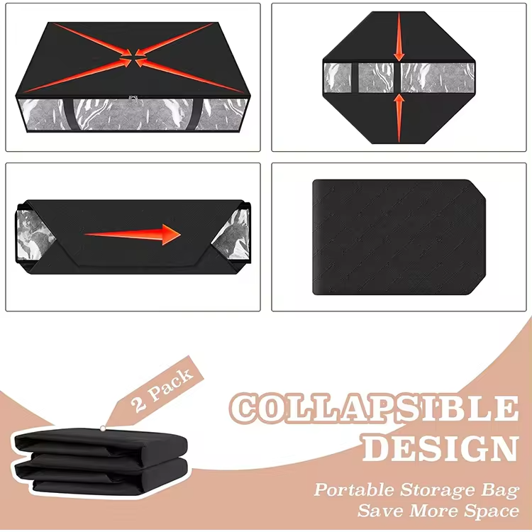 Non-woven under-bed Storage Organizer,quilt Bag