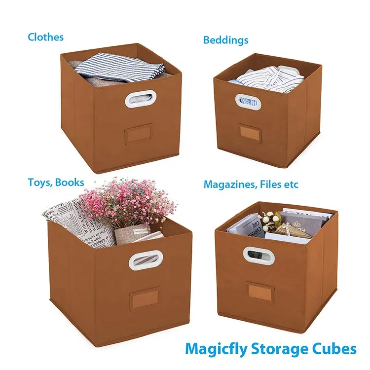non-woven box,open storage box