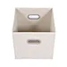 Non-woven open storage box,open storage box with metal handle