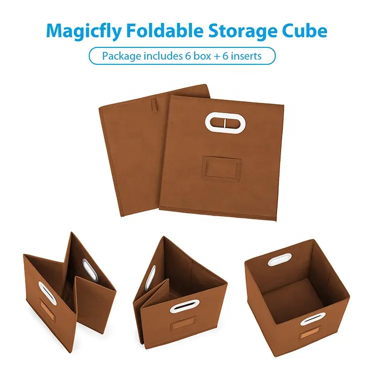non-woven box,open storage box