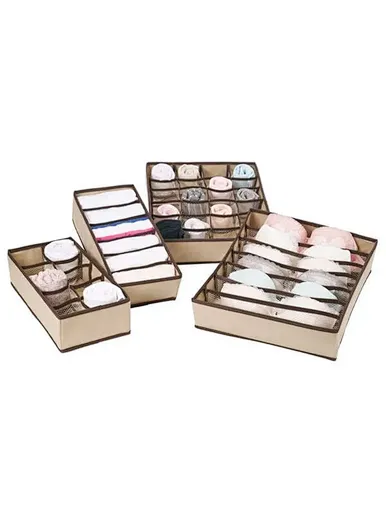 folding storage set,Small non-woven storage box