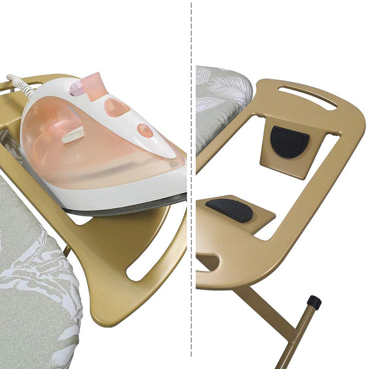Flower pattern metal ironing board