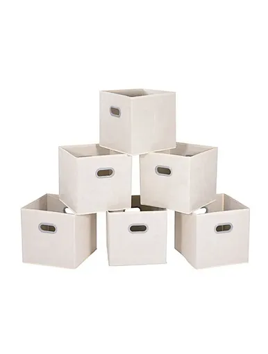 Non-woven open storage box,open storage box with metal handle