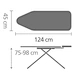 Adjustable ironing board