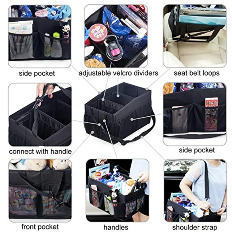 Car clutter storage bag