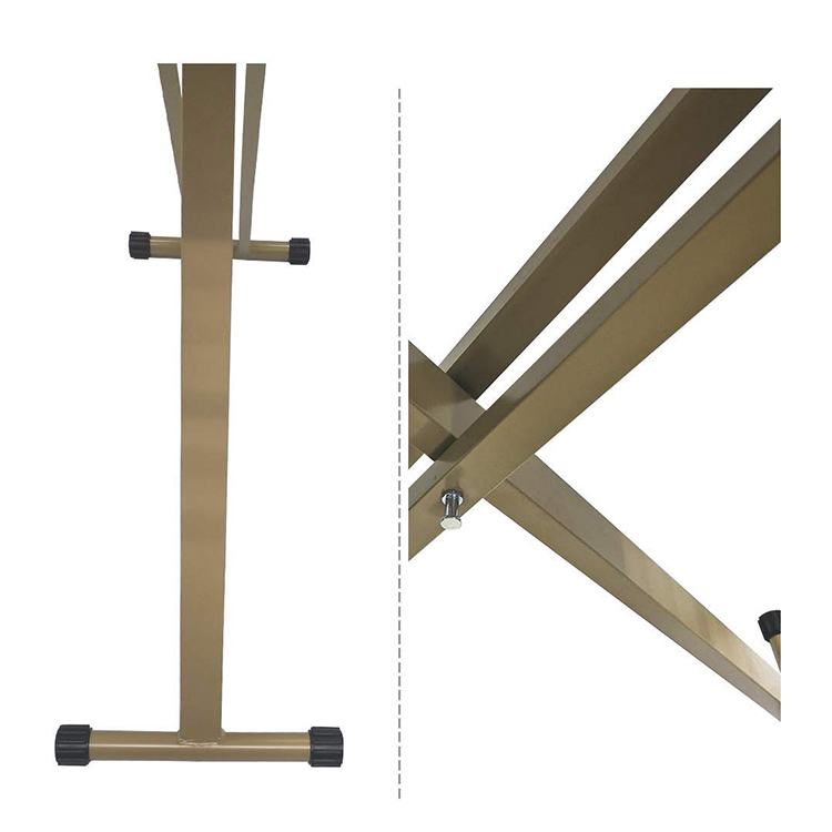 Flower pattern metal ironing board