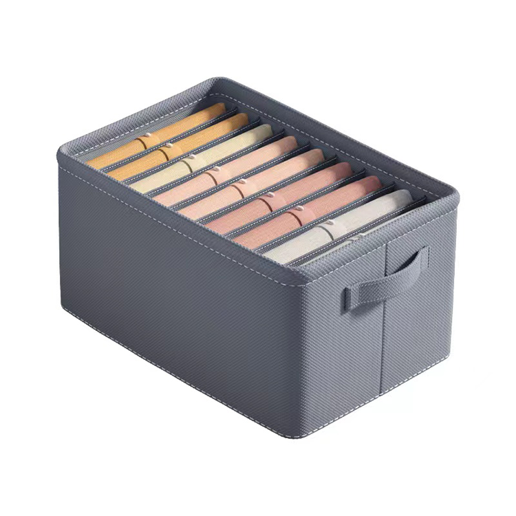 Non-woven storage box with handle,wardrobe storage box