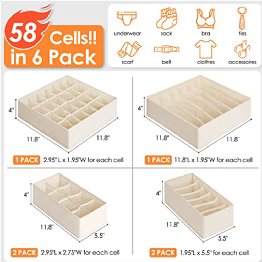 Drawer Storage box,Non-woven storage box