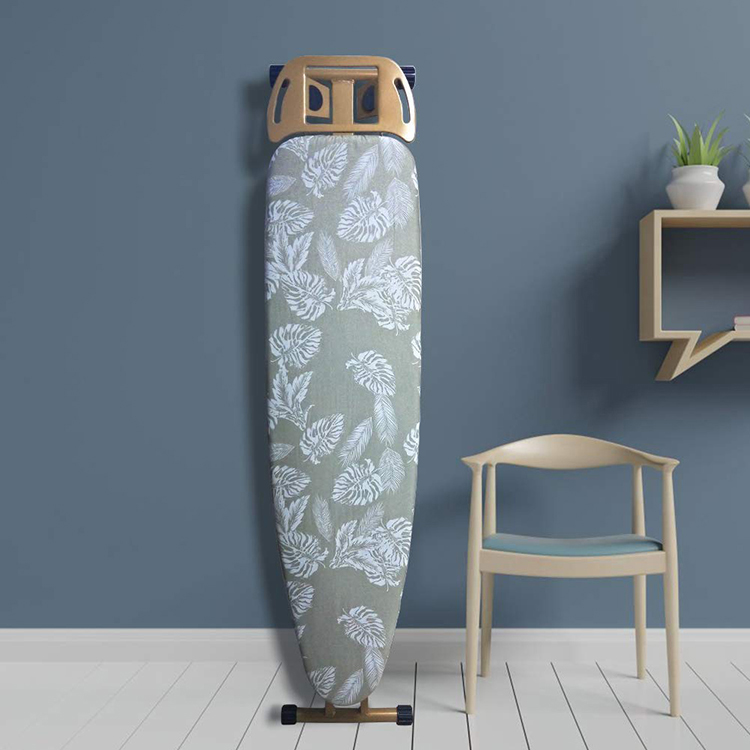 Flower pattern metal ironing board