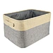 Collapsible Linen Storage Basket for Home Office School
