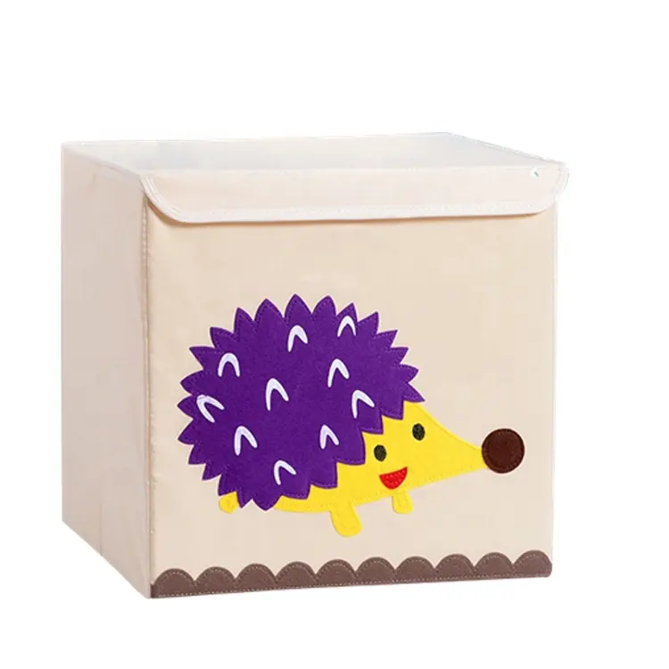 storage box with lid,Collapsible non-woven storage box with lid