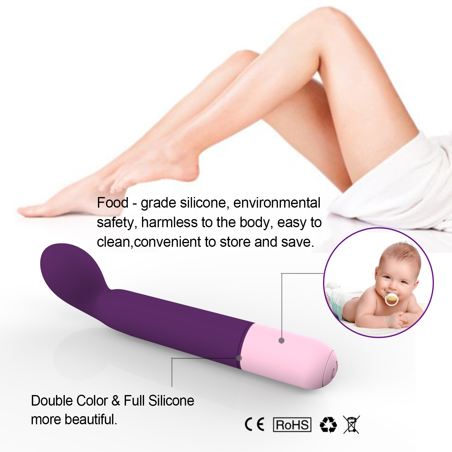 Soft silicone material