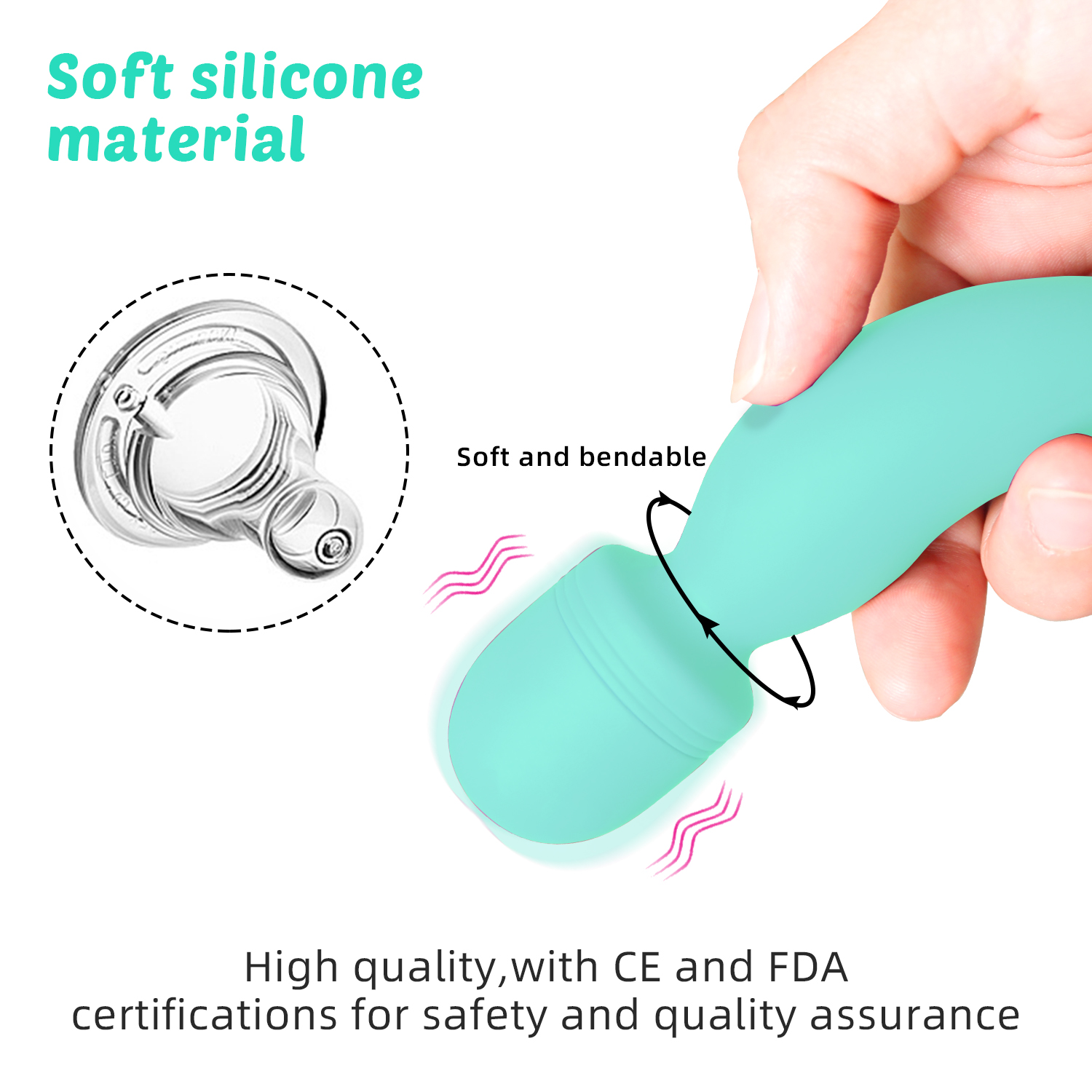Soft silicone material