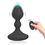 Ylove Sex Toy Anal Plug Vibrator Silicone10 Modes Remote Control Electric Prostate Massager