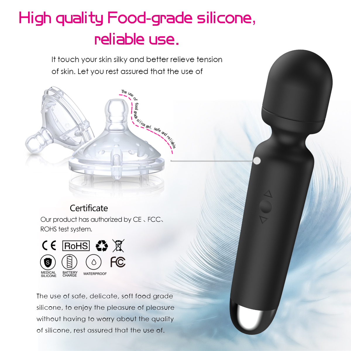 Soft silicone material