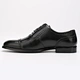 black genuine leather shoes mens