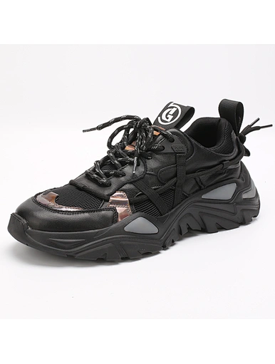 black color lace-up classic fashion trend styles footwear