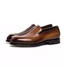 brown dress loafers mens,men loafer shoe,men loafer genuine leather
