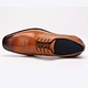 brown leather derby shoes