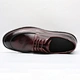 dark brown leather derby shoes