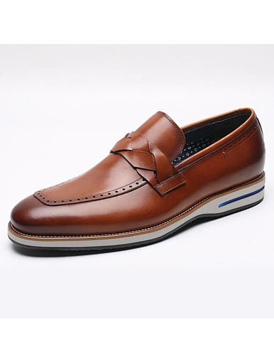 brown dress loafers mens