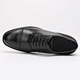 black genuine leather shoes mens