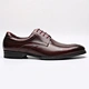 men genuine leather shoes brown