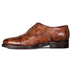 leather men oxford dress shoes