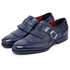 Shoe Manufacturers Men's Wingtip Kiltie Monk Strap Shoes