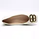 metal buckle loafer