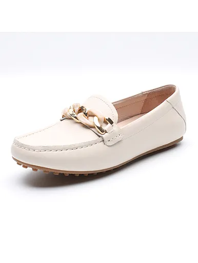 metal chain loafers
