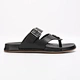 custom pu casual flats shoes beach slippers men