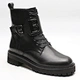 women ankle high heel boots