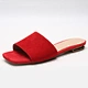 Custom fashion red womens slide slippers shoe manufacturer