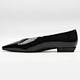 low heels black causl shoes