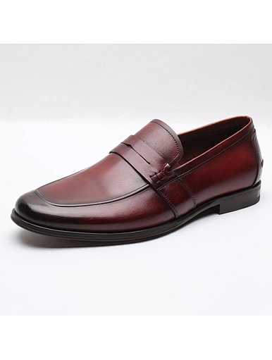 black mens loafers