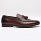 reddish brown shoes for men loafers