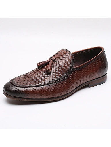 reddish brown shoes for men loafers
