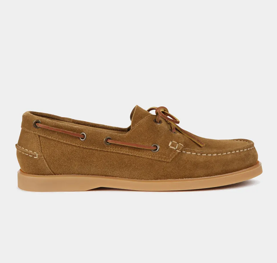 brown boat shoes