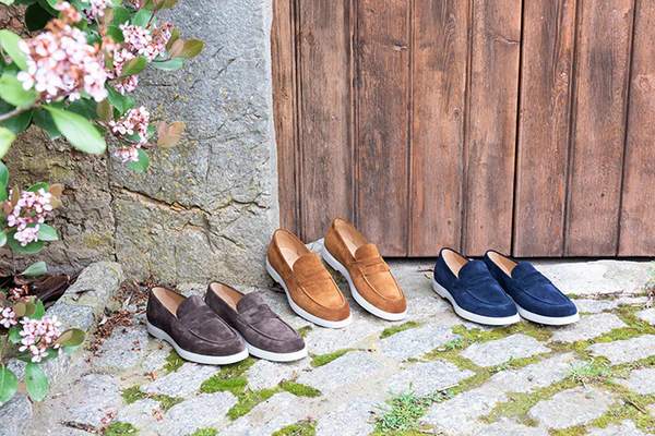 suede leather loafer
