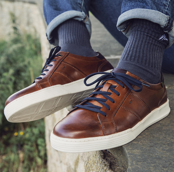 brown sneaker