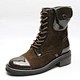 Suede leather side zipper winter warm boots for women