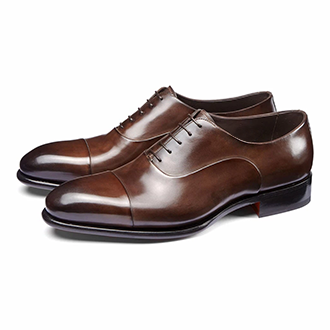 DaoDao shoes factory produces and manufactures the popular Brown Captoe Oxford Men Leather Shoes in the footwear market