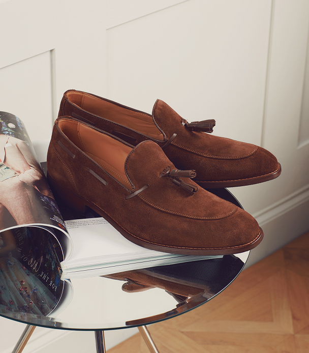 brown loafer