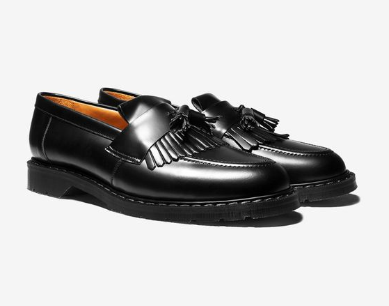 black tassel loafer
