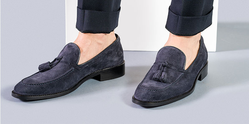 suede loafers